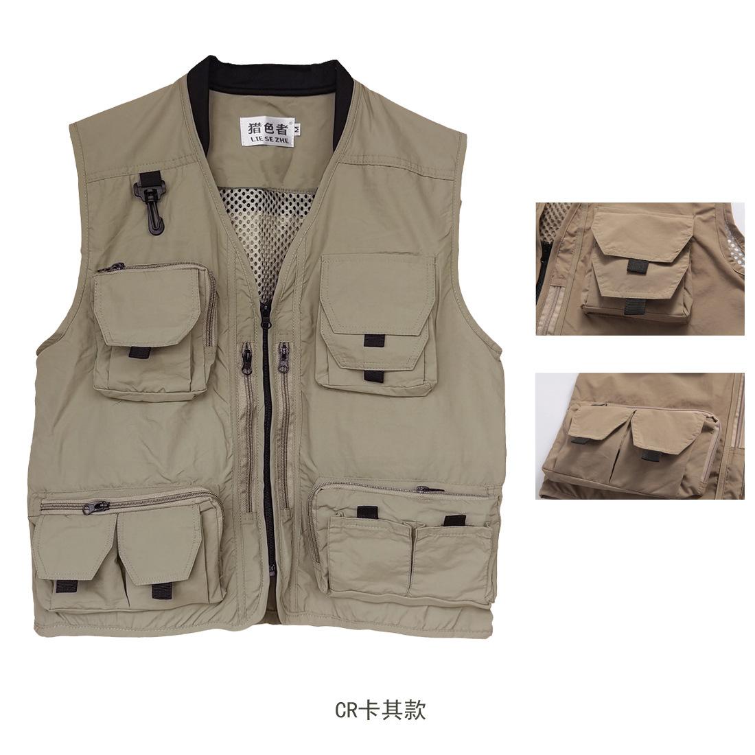 Multipocket Outdoor Hiking Fishing Vest Men s Mountaineering Breathable Outdoor Sports Coat High-Quality Design Leisure Vest Men XL-64-73kg