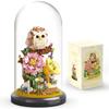 Panda Flower Building SetBonsai Tree Party Favors for Kids Animal Building Blocks Valentines New Year Easter Birthday Gift for Boys Girls Age
