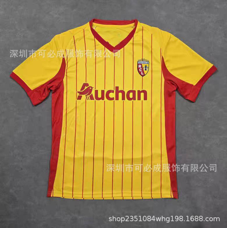 Wholesale 2526 Ligue 1 unpopular jerseys, Lens club, football jerseys, short-sleeved tops, fan version S