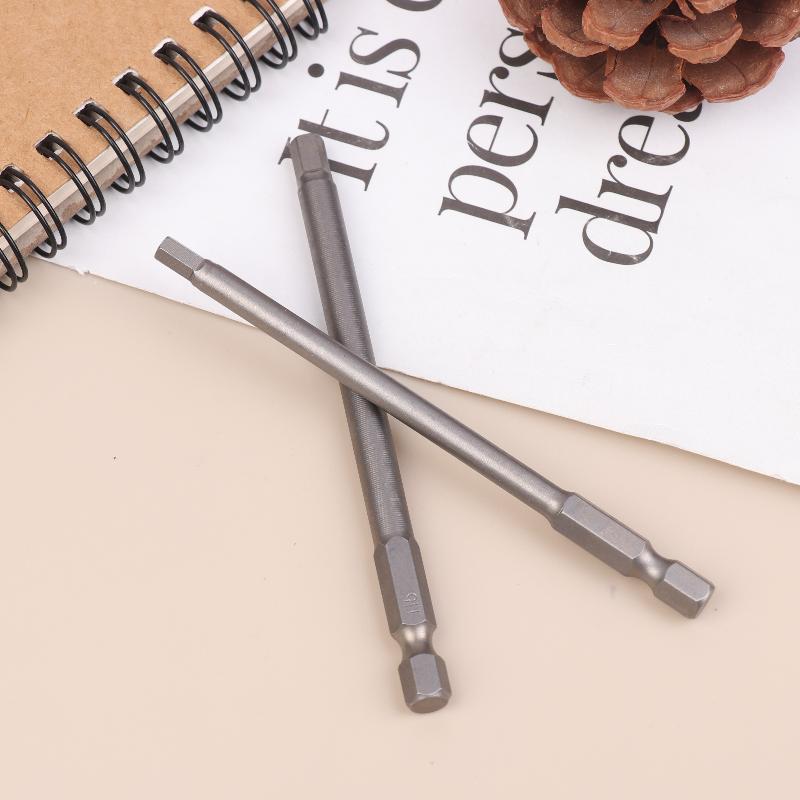 10Pcs Hex Shank Magnetic Head Screw Driver 50/100Mm Screwdriver Bits H1.5-H12 Nut Driver Set Power Drill Adapter Screw Driver
