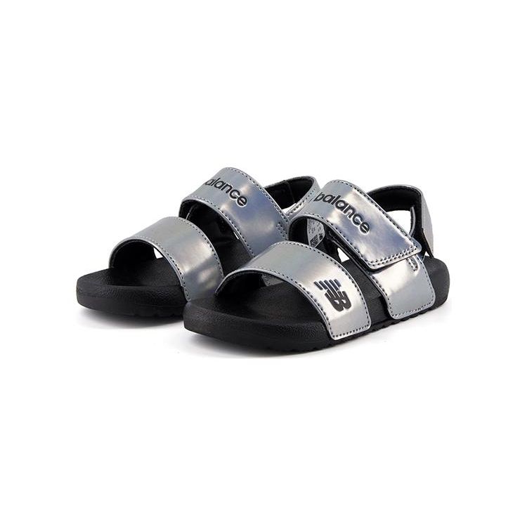 New Balance NB Nclay Comfortable Waterproof Toddler Shoes Baby Shoes Black Silver SIFNCLE1