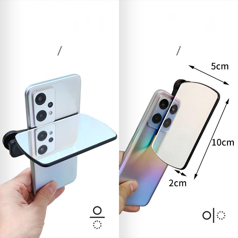 Sada klipů pro zrcadlový odraz fotoaparátu smartphonu s nastavením úhlu, odrazové fotografování, venkovní klip na fotoaparát, selfie artefakt