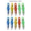 10Pieces Plastic Ballpoint Pen Set With Illuminated Tip And Rotating Grip For Comfortable Use In Dark Environments