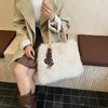 New Women's Shoulder Bag Plush Bag