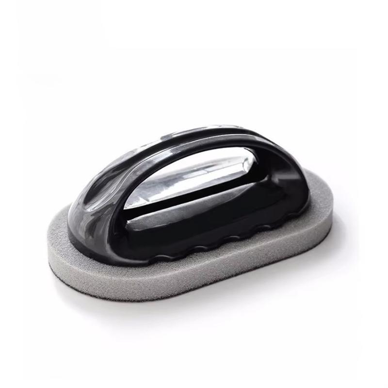 

Emery Sponge Wipe with Handle, Pot and Bowl Cleaning and Decontamination, Black Dirt on The Bottom of The Pot, Rust Removal