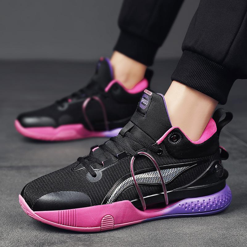 Profesionální bojové tenisky nízkého střihu podzim léto prodyšné, odrazové a polstrované velké chlapecké tenisky