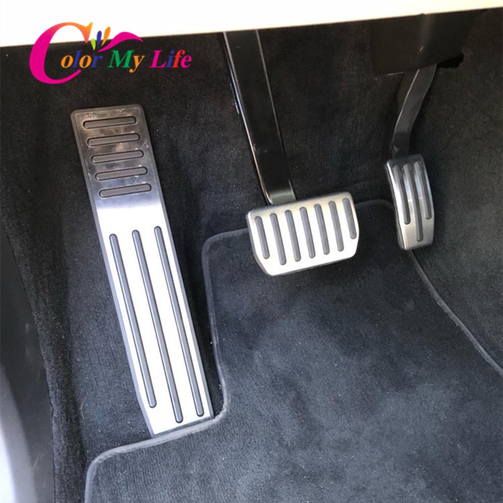 Huse pentru pedale de frână de gaz auto pentru Tesla Model S Model X 2016-2022 Pedală de sprijin pentru picioare Tampoane modificate Covorașe Capac pedale