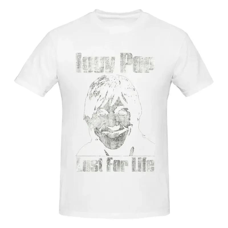 Iggy Pop Lust For Life Mens Licensed Rock N Roll Band Stooges Shirt T-shirt Tee Pop Classic