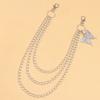 Fashionable Multi Layer Pants Chain Belt Pendant for Versatile Styling and Enhancing Outfit Appeal Rust Resistant Metal