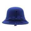 Basin hat women's autumn and winter casual hat big bow fashionable bucket hat women's dome British woolen top hat