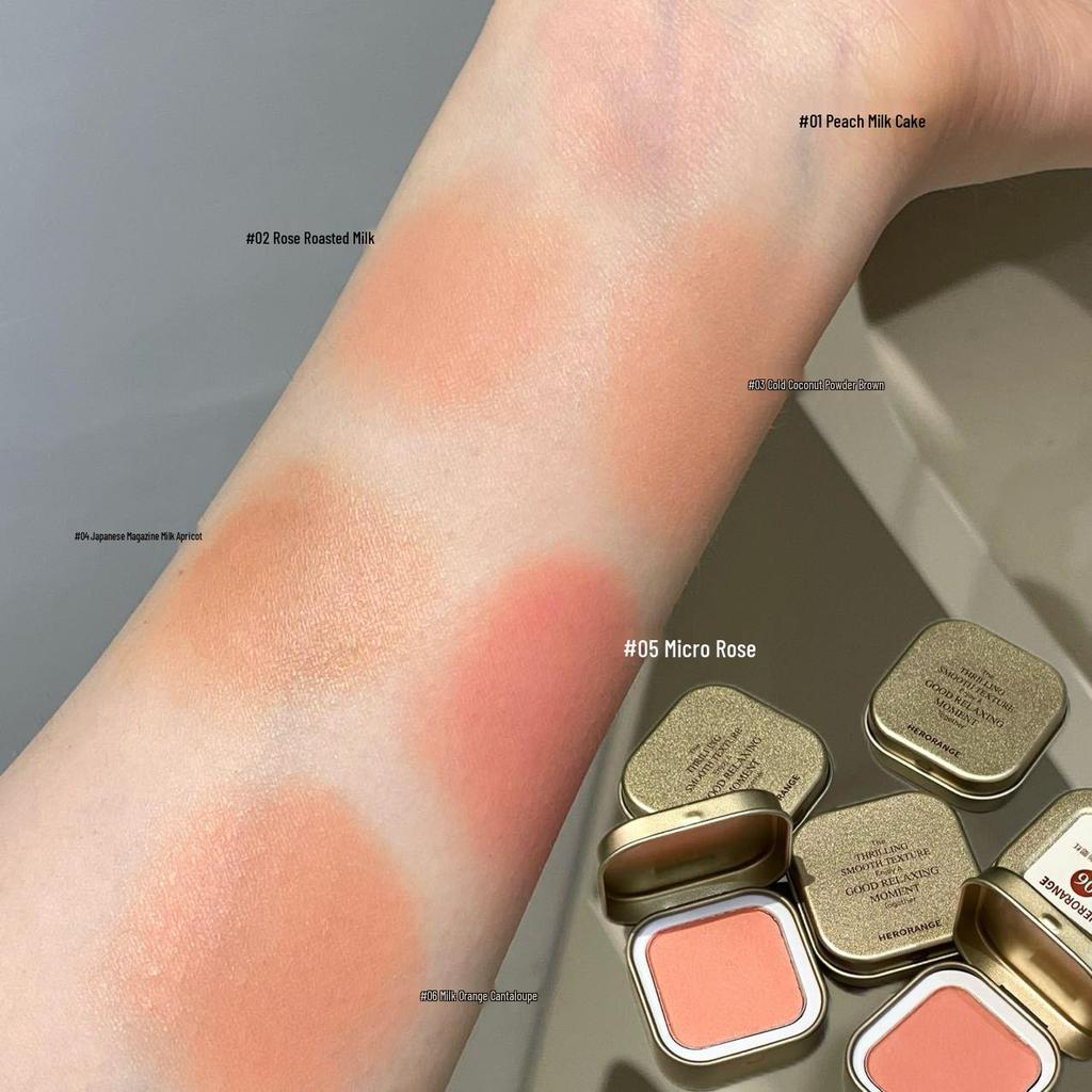 HERORANGE Soft Chewy Korean Blush Cream for Natural Color and Contouring