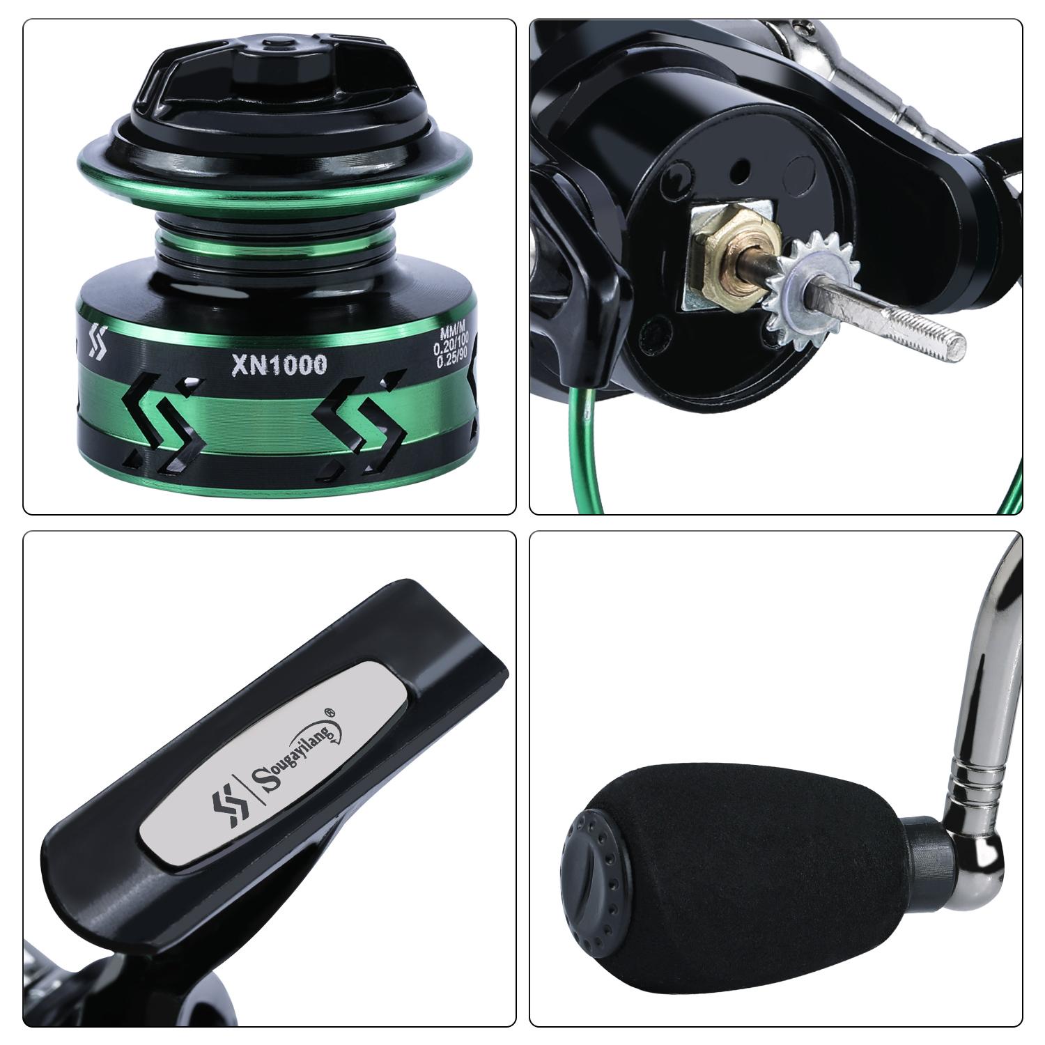 Рыболовная катушка серии SOUGAYILANG с максимальным сопротивлением 10 кг — фото 5