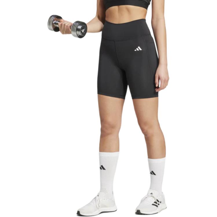 

Adidas Logo Pocket Slim Fit Sports Shorts Women shorts Black IT2281 S