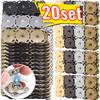 20set Bag Magnetic Snaps Buttons 14/18mm Plum Magnet Closure Buckle Purse Clothes Handbag Wallet DIY Accessories Jewelry Finding