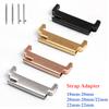 2 Stück Armbandadapter Edelstahl Uhrenarmbandverbinder Kunststoff Metall 18mm 20mm 22mm Schnellverschlussstifte Verbinder Zubehör