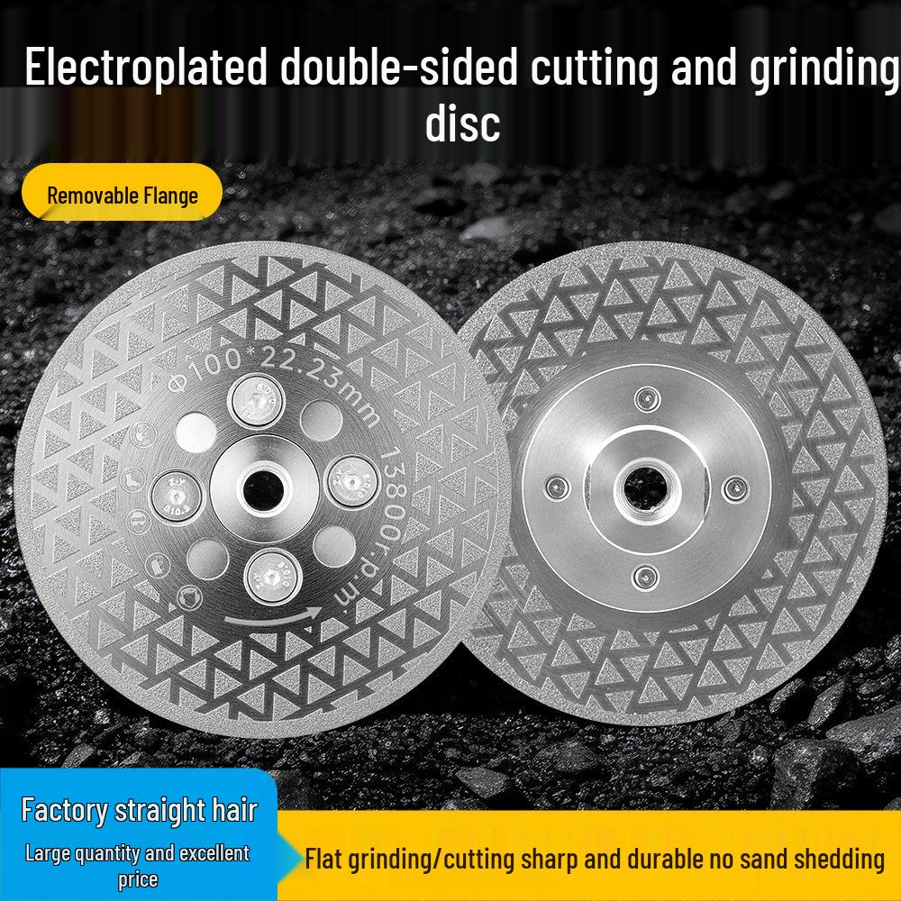 Double-Sided Electroplated Grinding Disc for Stone and Marble Cutting & Polishing