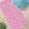 Pattern P-Pink Leopard Lip Print Towel Microfiber beach towel, quick-dry, sand-free, ultra-fine fiber, super soft.