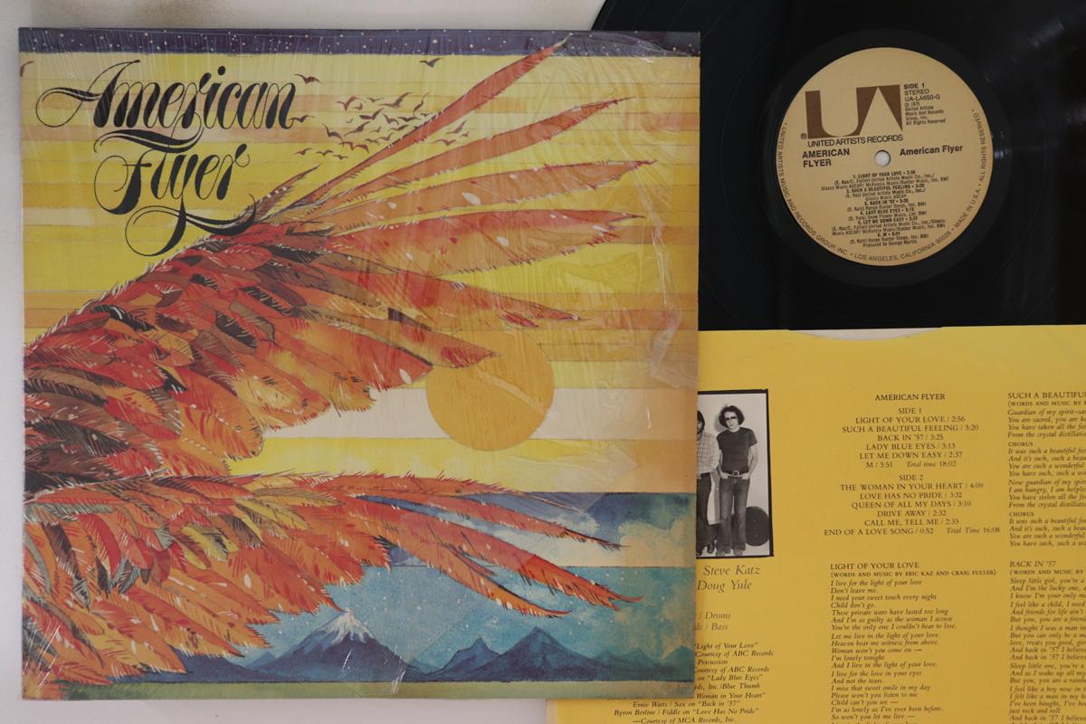 

LP Record AMERICAN FLYER - American Flyer UALA650G UNITED ARTISTS 1976 US Rock Used