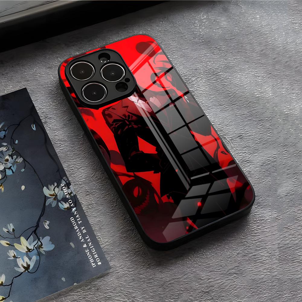 

Devil In A Suit Phone Case For IPhone 17 Air 16 E Pro Max 15 14 13 Mini 12 Pro 11 Max Plus Black Glass Cover iPhone17 Air
