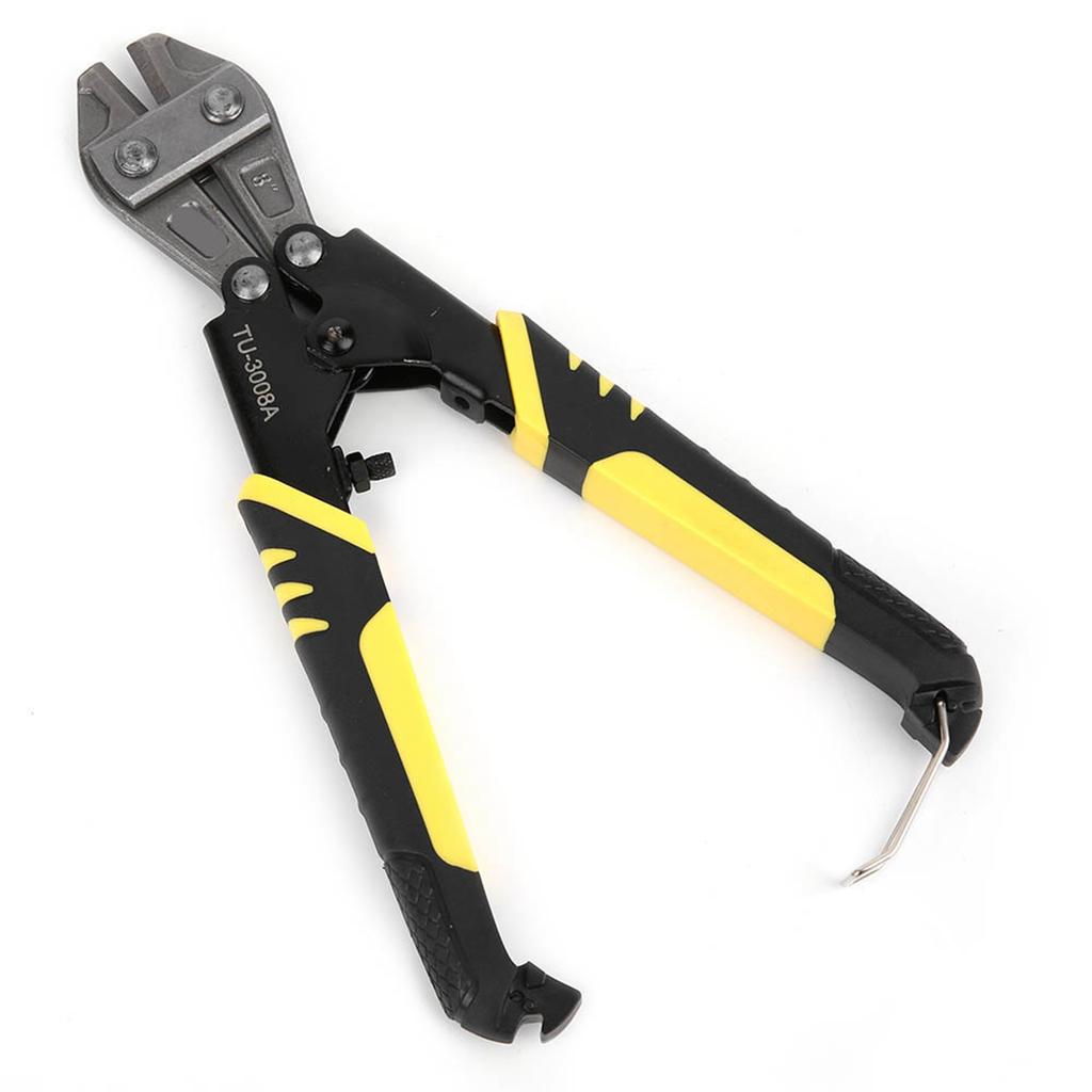 Bolts Cutter Ergonomic Hand Tool NonSlip Handle Mini HeavyDuty Chrome Vanadium Steel 8Inch