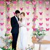 4pcs Wedding Butterfly Hanging Garland 3D Paper Bunting Banner Party Decorations for Bridal Shower Birthday  Party Home Decor