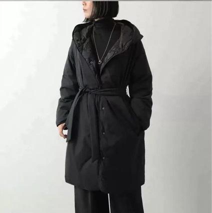 Winter new wear rhombus windproof warm on both sides autumn and winter long women's down jacket