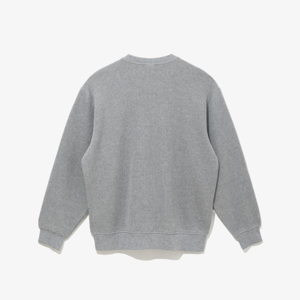 New Era Outdoor Knitted Jersey Sweatshirt Heather Grey 14741965