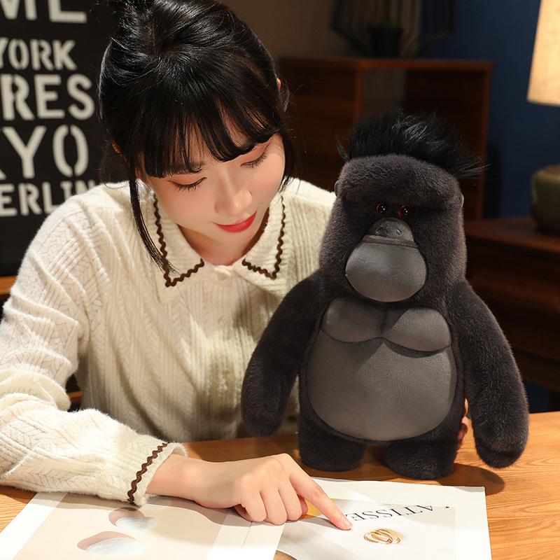 Anime King Kong Gorilla Plush Toy - Creative Children's Stuffed Animal Pillow and Funny Ragdoll Doll