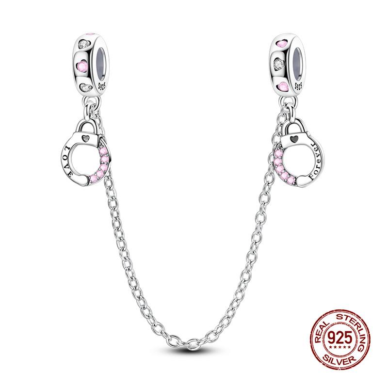 New In Original Charms Copper Cute Panda Holding Heart-Shaped Charms Beads Fit 3Mm Original Bracelet Women Diy Jewelry Gifts