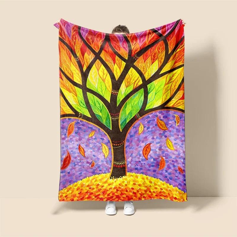 Plush Throw Blanket for Sofa or Bed  Natural  Animal Prints  Soft Thick Cozy Winter Blanket