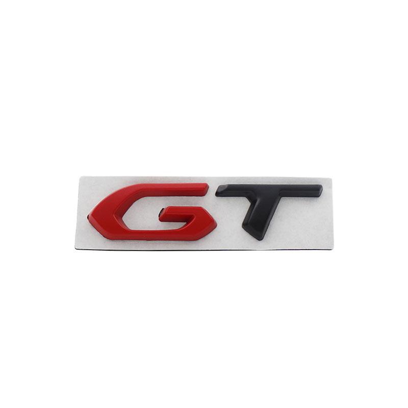 3D Premium GT for Car Hood Fender Trunk Rear Bonnet Nameplate Decal Emblem Badge Sticker