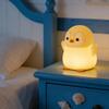Penguin Baby Night Light USB Rechargeable LED Touch Lamp with Dimmable Glow Cute Bedside Lamp for Kids Adults Fun Novelty Gift for Home Decor