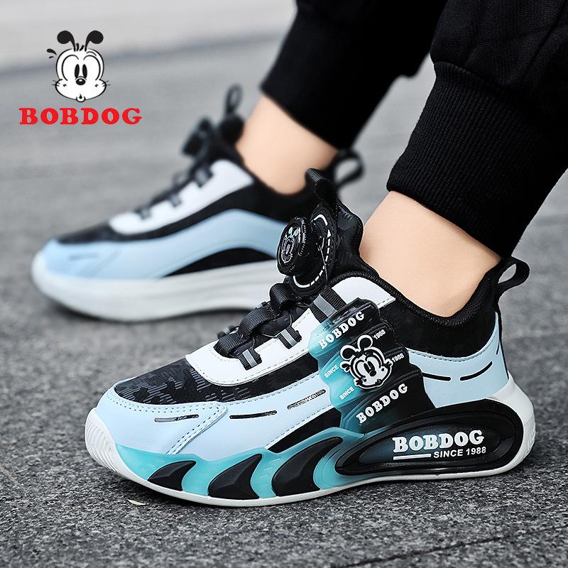 Babu bean boys shoes 2025 spring new running shoes breathable mesh medium and older children's mesh shoes children's sports shoes