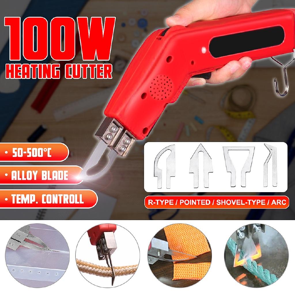 100W Hot Cutter Hand Hold Heating Knife Cutter Hot Cutter Fabric Rope Electric Cutting Tools