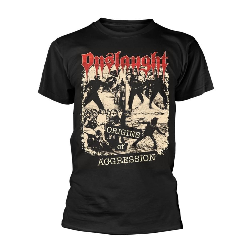 Onslaught Origins Of Aggression Official Mens T-Shirt Unisex- XL
