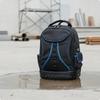 Tool Backpack with Plastic Base Breathable for Work Location, Workshop