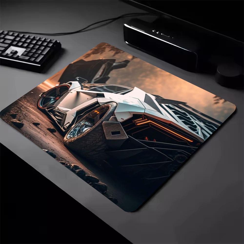 Cool Sports Car Mouse Pad New Square Computer Office Soft Mousepad Rubber Anti-slip HD Gaming Keyboard Mousepads PC Desk Mat