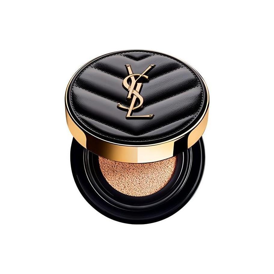 SAINT LAURENT Черная Кожа Осветляющая Легкая Тональная Основа-Кушон Воздушные Кушоны Не Скатывается Прозрачное Маскирование Защита от Солнца Нежный Shopping Bag Not Included