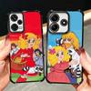 Candy 90s Cartoon Plating Phone Case For Xiaomi Redmi Note 14 15 Pro Plus 13 12 11 11S 11T 10 9S 9 5G Anti-Fall Airabag Cover