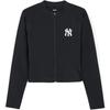 New MLB New York Yankees Baseball Jacket Women's Black 3FSWB1043-50BKS