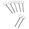 Pack Of 10 Carbon Steel Quick Release Pins 8x60mm Ball Head Locking Pin for Easy and Durable Use