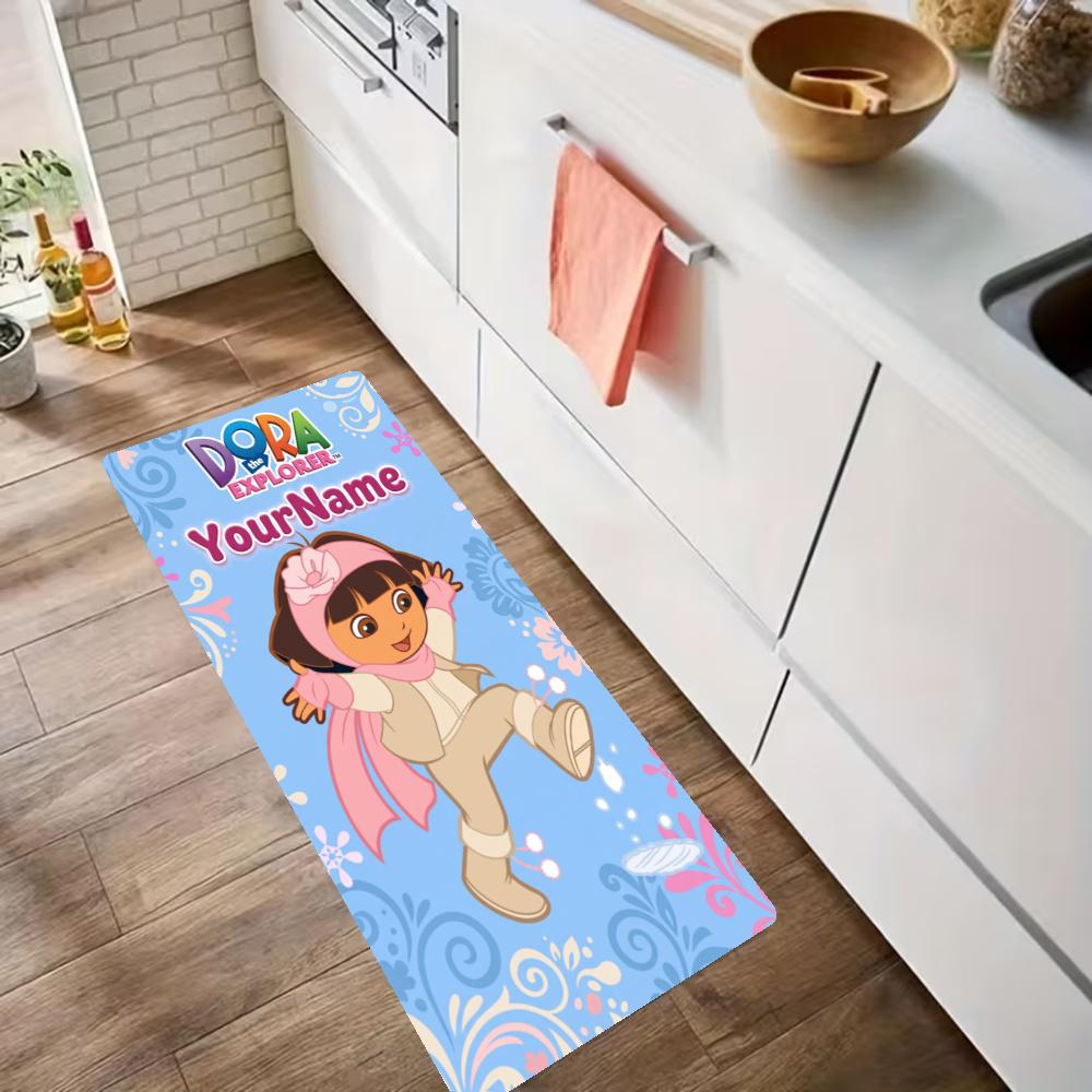 Dora Explorer Customize Your Name Kitchen Rug Runner Rug Laundry Mat Hallway Entryway The Best Gift Choice
