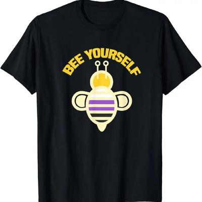 Bee Yourself Non Binary Genderqueer Transgender LGBTQIA T Shirt