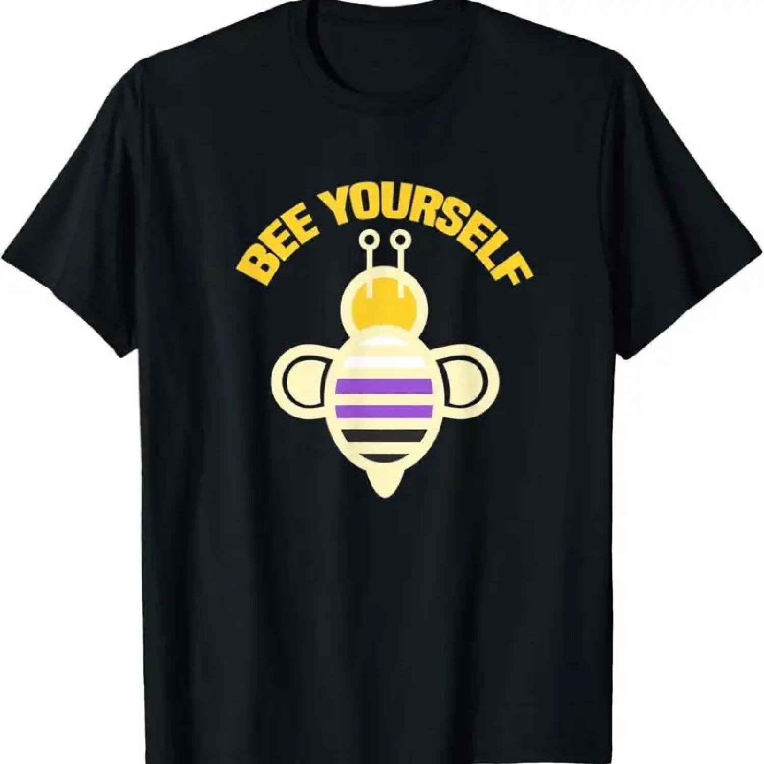 Bee Yourself Non Binary Genderqueer Transgender LGBTQIA T Shirt S