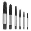 6 Piece Screw Extractor Set, Alloy Steel Easy-Out Drill Bit Set for Broken  s, Studs, Screws