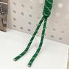 3-5PCS Creative Braided Lanyard Keychain Ins Handmade Knot Nylon Rope Strap Cord for DIY Key Chain Pendants Bags Accessories
