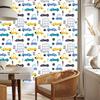 Wallpaper Colorful cars fairy tale decoration for living room and bedroom 50x1000