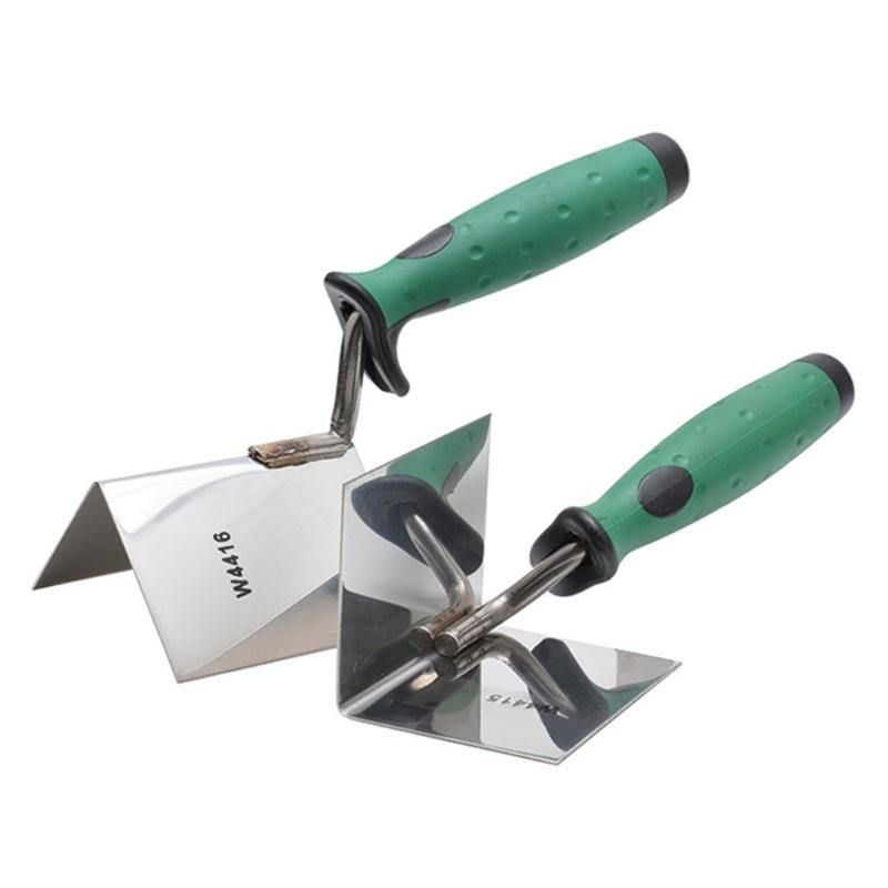 90 Degree Home Renovation Drywall Corner Tool Professional Repairing Corner Mudding Tool Stainless Steel Putty Scraper