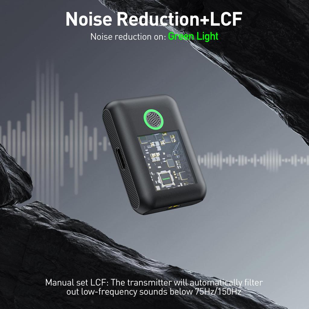 Saramonic BLINK500B2+ Wireless Lavalier Microphone for iPhone Android Type-C Smartphone Cameras, 492 Feet Range, 20 Hours Lifespan, Clip-on Wireless