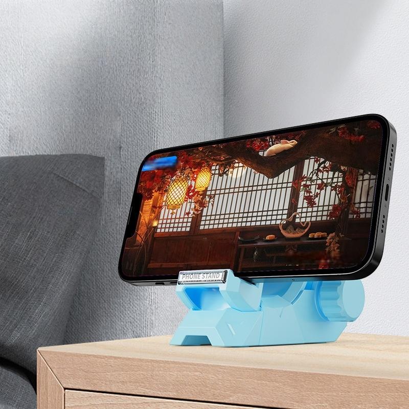 1 Stück Abnehmbarer Schreibtischhalter Mit Sicherer Klemme Verstellbarer Drehbarer Telefonständer Für Smartphones & Tablets Home Office Zubehör